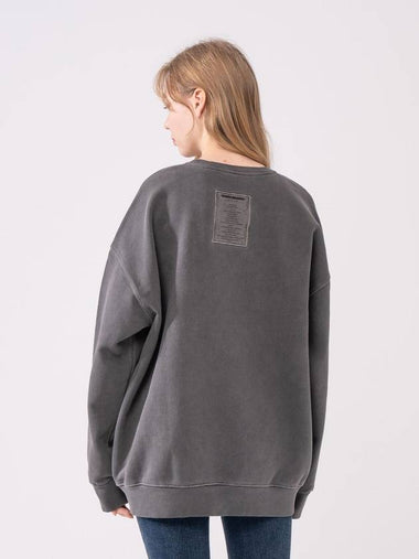 PIGMENT HEAVY COTTON LABEL ART Pigment Sweatshirt BK - ICONOGRAPHY - BALAAN 1