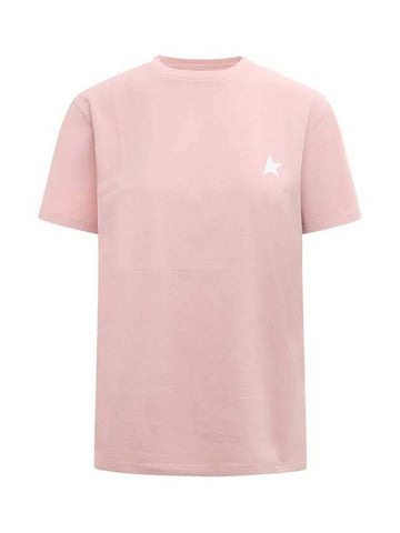 Star Collection Short Sleeve T-Shirt Pink - GOLDEN GOOSE - BALAAN 1