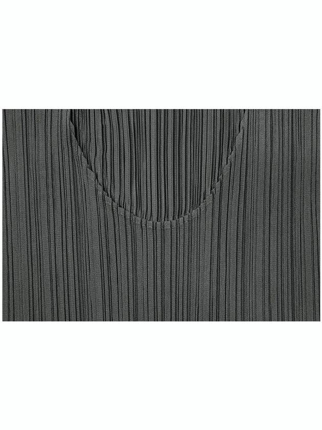 Pleated Sleeveless Grey - ISSEY MIYAKE - BALAAN 4