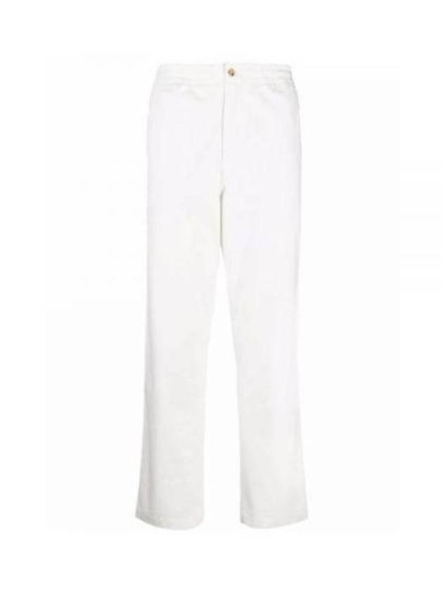 Cotton Straight Pants White - POLO RALPH LAUREN - BALAAN 2