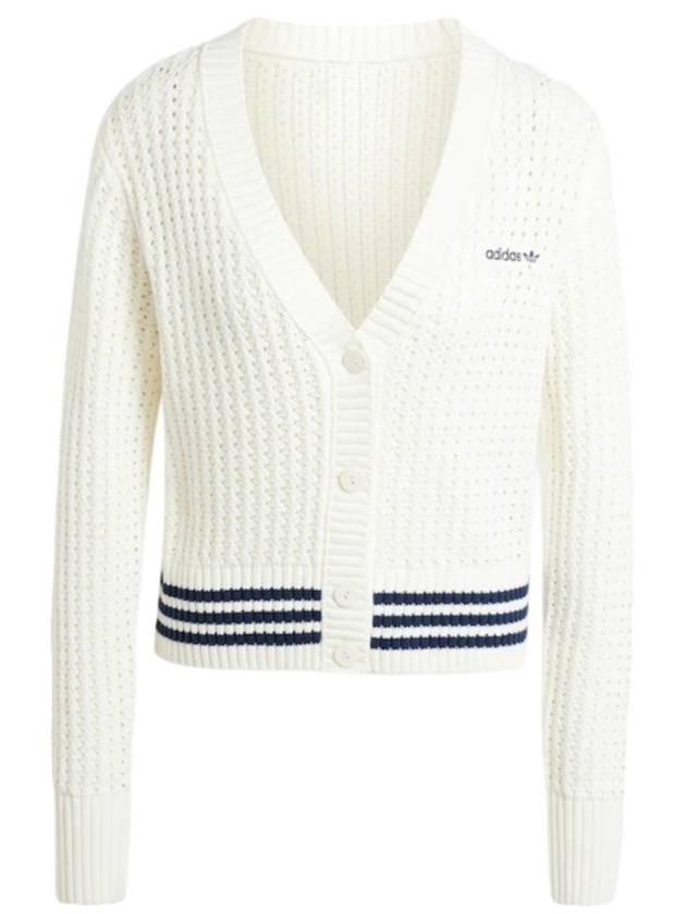 Knit Cardigan Off White - ADIDAS - BALAAN 1