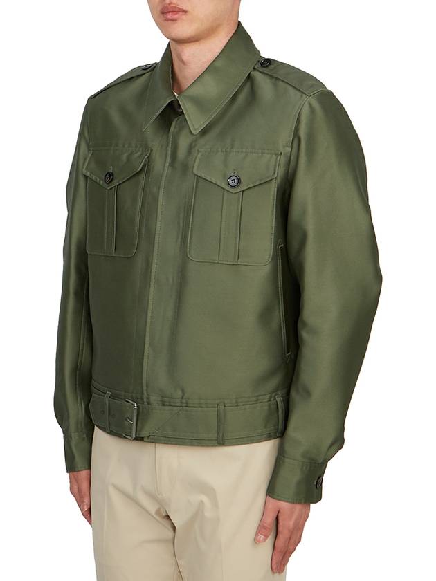 Men's Battle Casual Jacket Green - TOM FORD - BALAAN 6