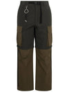 Logo Cargo Track Pants Green - MONCLER - BALAAN 1