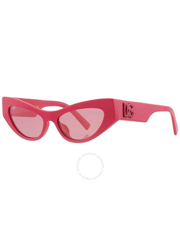 Dolce and Gabbana Pink Mirrored Cat Eye Ladies Sunglasses DG4450F 326230 52 - DOLCE&GABBANA - BALAAN 3