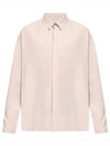 Alexandre Mattiussi Silk Blend Long Sleeve Shirt Pink - AMI - BALAAN 2