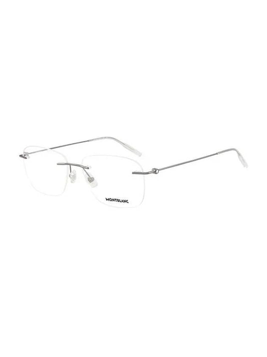 Square Eyeglasses Silver - MONTBLANC - BALAAN 1