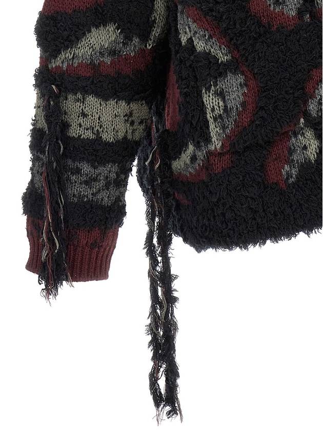 Etro Fringed Oversized Cardigan - ETRO - BALAAN 4