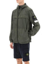 Crinkle Reps Hooded Jacket Dark Green - STONE ISLAND - BALAAN 5