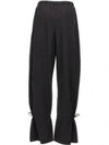 Parachute Drawstring Track Pants Black - LEMAIRE - BALAAN 2