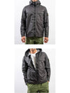 Waffen Patch Membrana Hooded Jacket Charcoal - STONE ISLAND - BALAAN 5