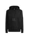 Diagonal Raised Fleece Hoodie Black - CP COMPANY - BALAAN 2