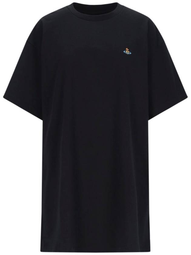 Orb Logo Classic Short Sleeve T-Shirt Black - VIVIENNE WESTWOOD - BALAAN 2