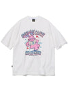 HUFF Hoppi Short Sleeve T shirt Cream - CPGN STUDIO - BALAAN 3