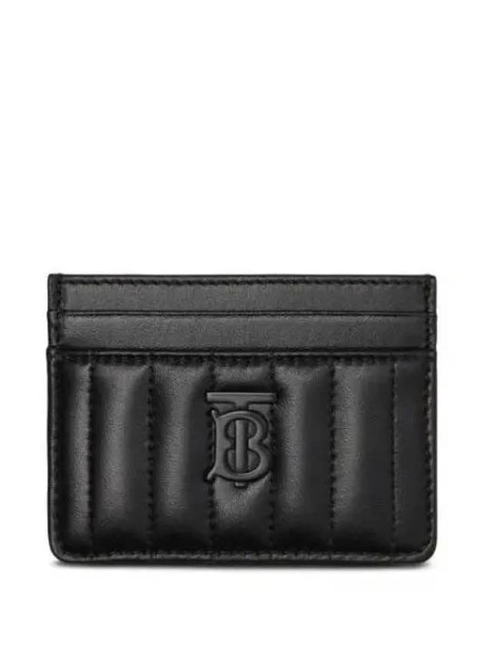 Quilted Leather Lola Card Wallet Black - BURBERRY - BALAAN 2