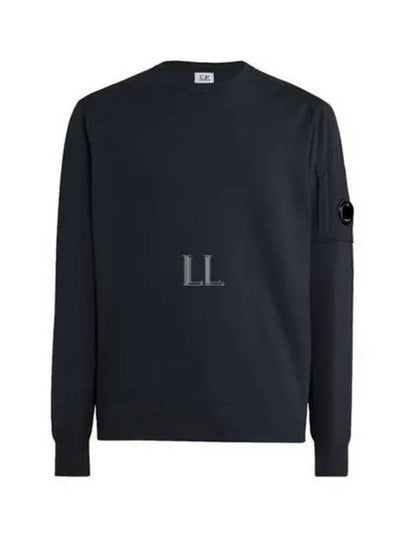 Lens Wappen Wool Knit Top Navy - CP COMPANY - BALAAN 2