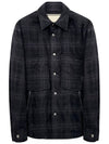 Black Padded Check Shirt W243SH13836B - WOOYOUNGMI - BALAAN 1