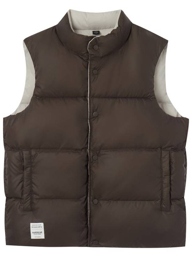 Reversible Down Vest Beige - HARDGEAR APPAREL - BALAAN 3