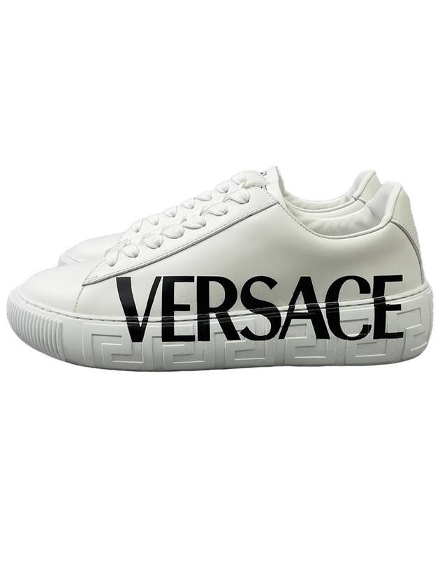 Greca Logo Low Top Sneakers White - VERSACE - BALAAN 3