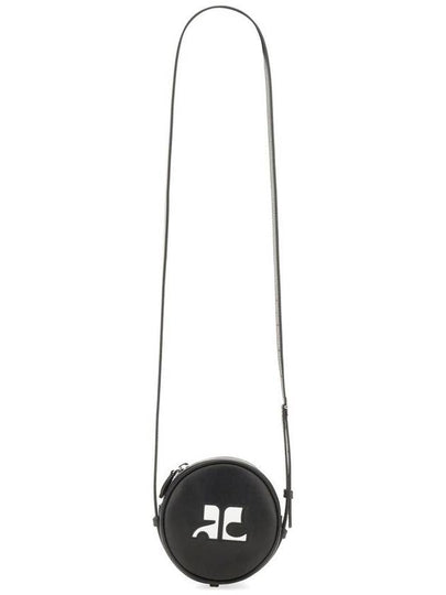 Reedition Logo Circle Shoulder Bag Black - COURREGES - BALAAN 2