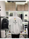 Embroidered Flame Logo Hoodie White - BALENCIAGA - BALAAN 2