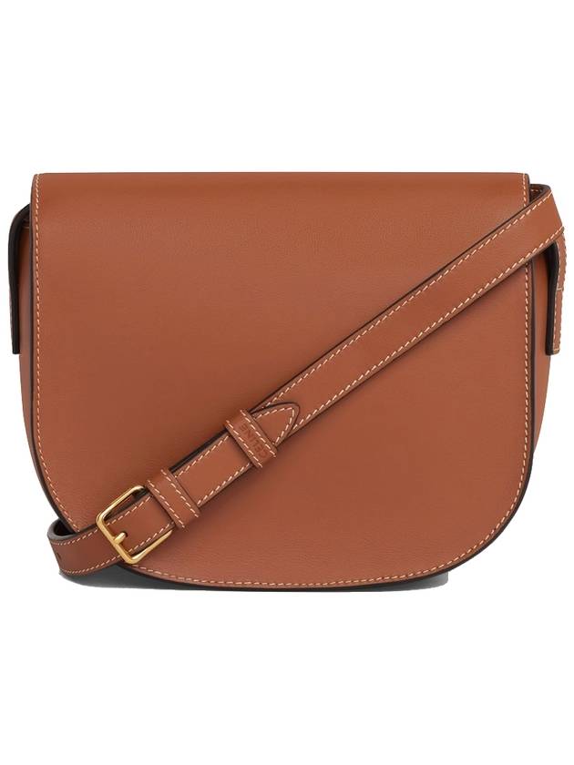 Folco Cuir Triomphe Calfskin Cross Bag Tan - CELINE - BALAAN 3