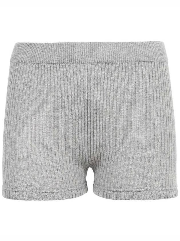 Cashmere Training Shorts Gray - THOM BROWNE - BALAAN.