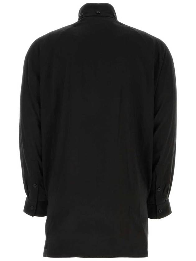 H71 hsb37216 1 Men's Shirt Southern Long Sleeve T-Shirt Short Sleeve Top Crew Neck Round Neck MAN BLACK SHIRTS - YOHJI YAMAMOTO - BALAAN 3