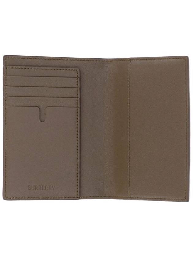 Check Passport Wallet Beige - BURBERRY - BALAAN 5