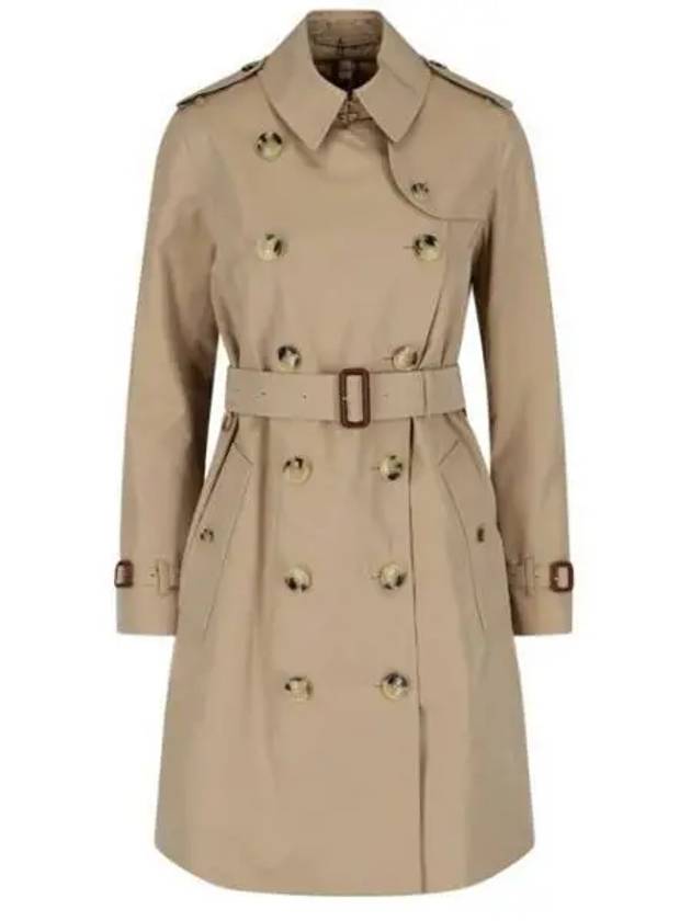 Women's Mid-Length Kensington Heritage Trench Coat Beige - BURBERRY - BALAAN 2