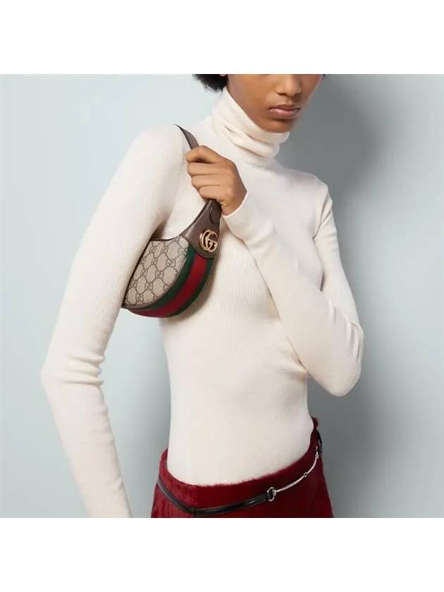 Ophidia GG mini shoulder bag ebony beige - GUCCI - BALAAN 3