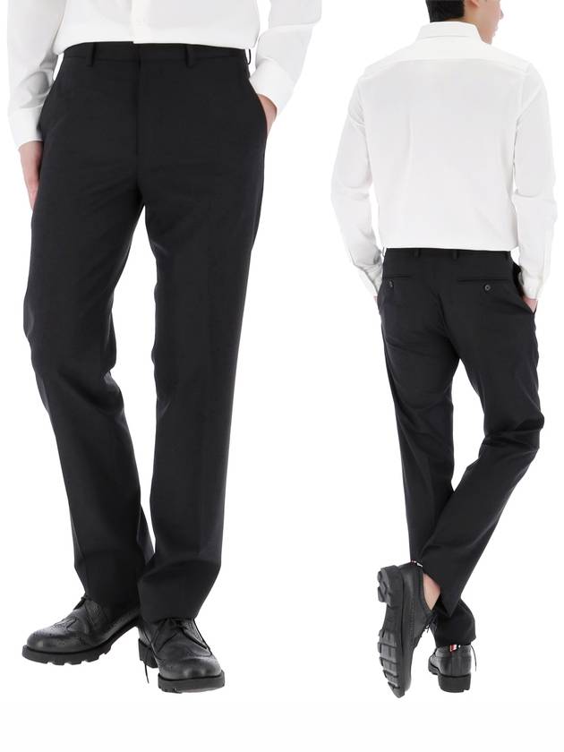 Men's Mayer Stretch Wool Straight Pants Black - THEORY - BALAAN 2