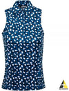 Dena Print Sleeveless Blue Moroccan - J.LINDEBERG - BALAAN 2