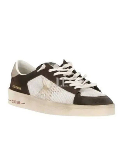 Stardan Leather Low Top Sneakers Brown - GOLDEN GOOSE - BALAAN 2