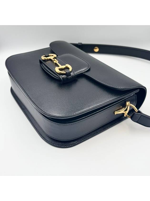 Horsebit 1955 shoulder bag small black - GUCCI - BALAAN 5