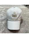 Tyron Embroidered Logo Ball Cap Aqua - ISABEL MARANT - BALAAN 3