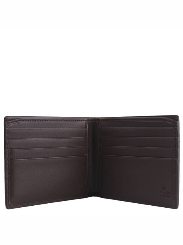 Microssima Signature Half Wallet Dark Brown - GUCCI - BALAAN 3