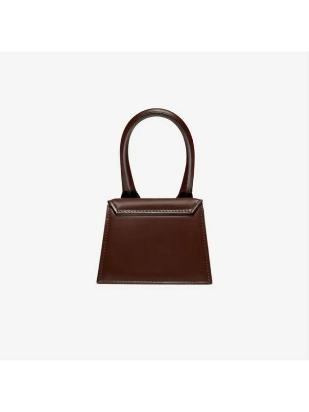 Le Chiquito Signature Leather Mini Tote Bag Brown - JACQUEMUS - BALAAN 4