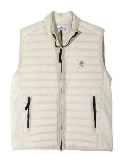 Men's Logo Patch Puffer Vest Plaster - STONE ISLAND - BALAAN 2