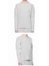 Pleated Long Sleeve T-Shirt Light Grey - ISSEY MIYAKE - BALAAN 5