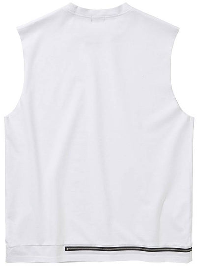 ZIP SLEEVELESS TOP WHITE - LIBERE - BALAAN 2