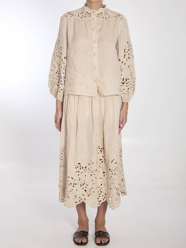 Wylie Embroidered Midi Skirt - ZIMMERMANN - BALAAN 5