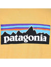 P 6 Logo Responsibili Short Sleeve T-Shirt Surfboard Yellow - PATAGONIA - BALAAN 8