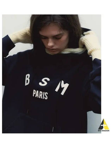 BSM PATCH LOGO HOODY NAVY - BENSIMON - BALAAN 1