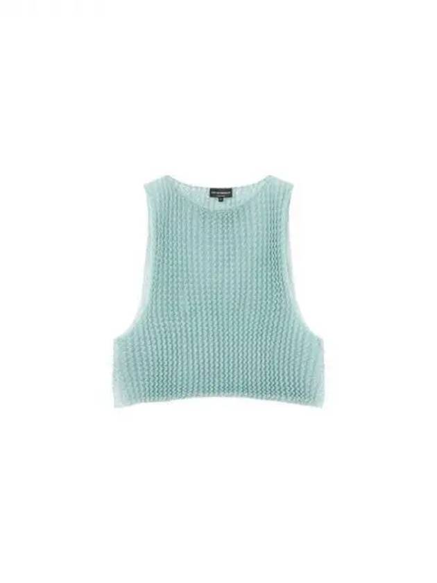 Women s Zigzag Pleated Vest Green 271979 - EMPORIO ARMANI - BALAAN 1