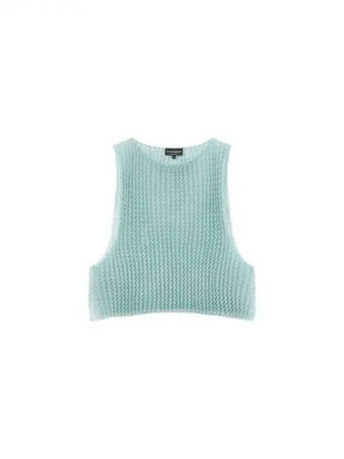 Women s Zigzag Pleated Vest Green 271979 - EMPORIO ARMANI - BALAAN 1