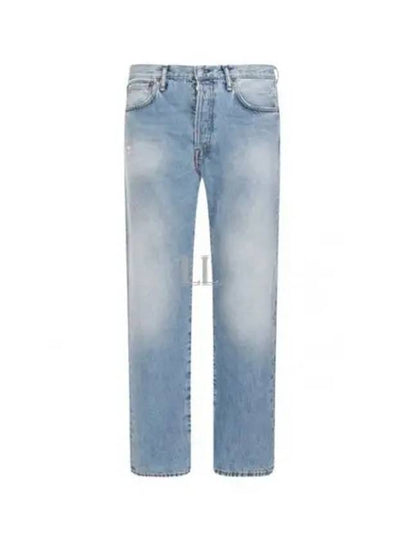 Regular Fit Cotton Jeans Light Blue - ACNE STUDIOS - BALAAN 2