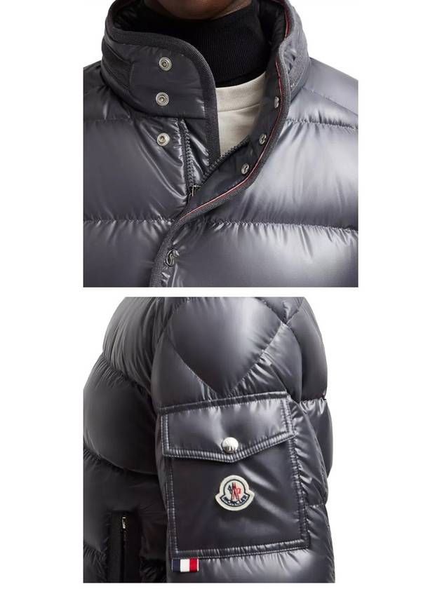 Men's Gourette Short Down Padding Dark Grey - MONCLER - BALAAN 6