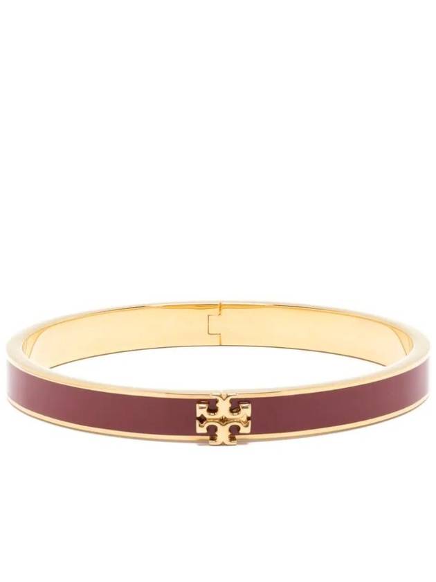 Kira Enamel Bangle Bracelet Gold Dried Tomato - TORY BURCH - BALAAN 1