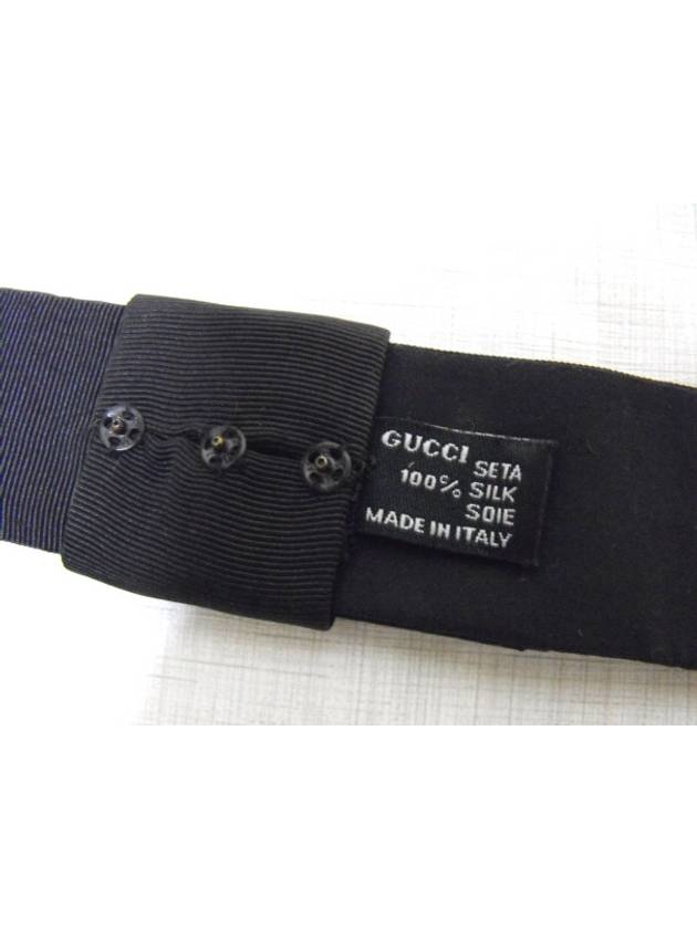 black silk bow tie - GUCCI - BALAAN 6