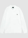 zebra long sleeve polo tee M2R 115L KZEBRA 01 white - PAUL SMITH - BALAAN 2